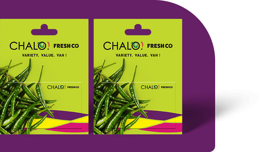 Pair of Chalo Freshco Giftcards