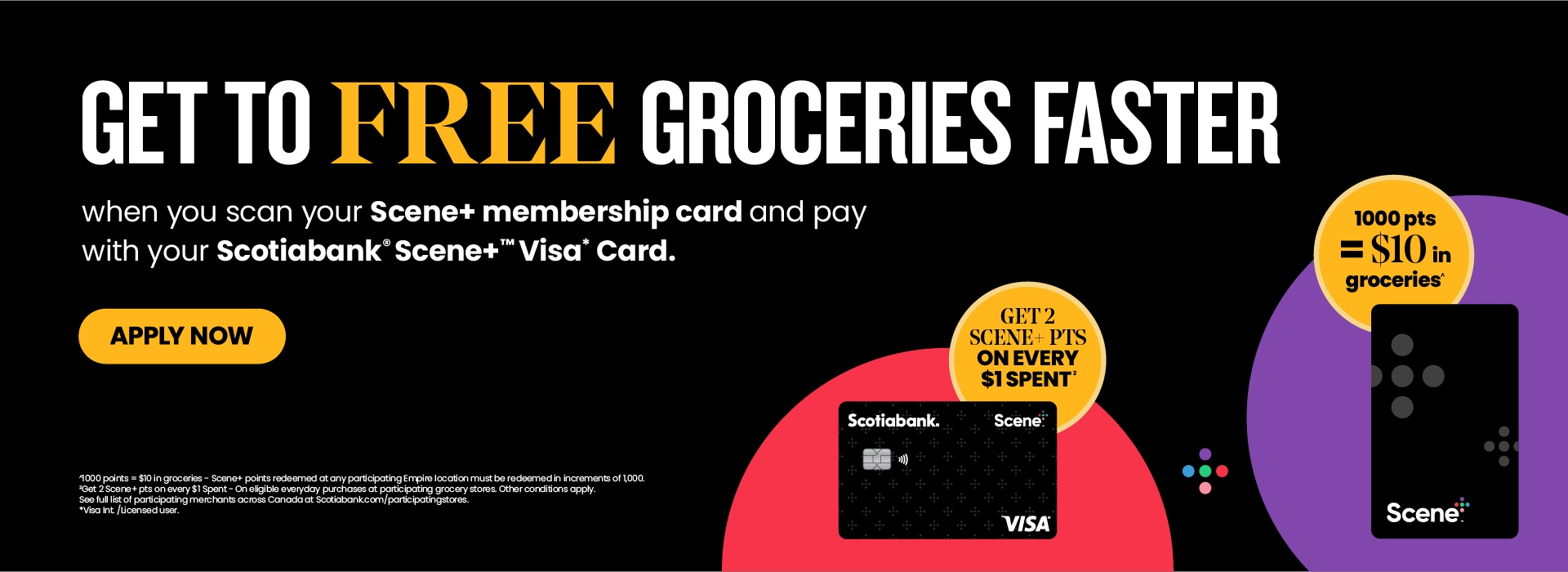 Scotiabank® Scene+™ Visa Card