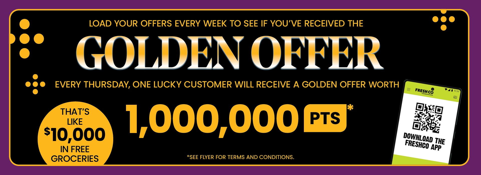 Golden offer