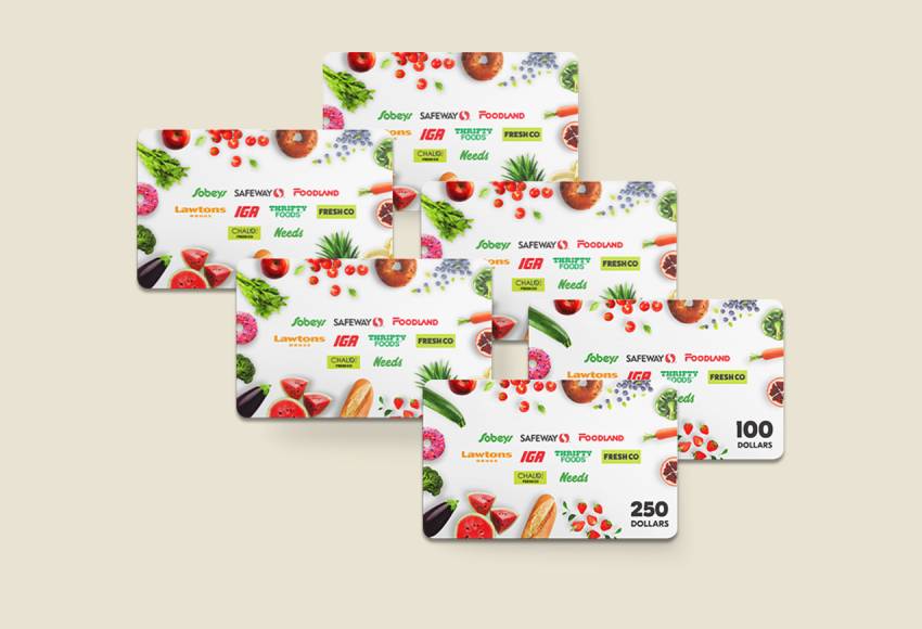 An image of bulk gift cards.