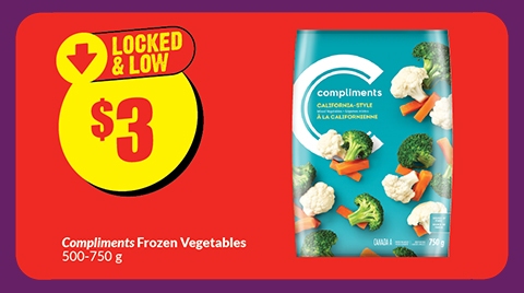 Compliments frozen vegetables