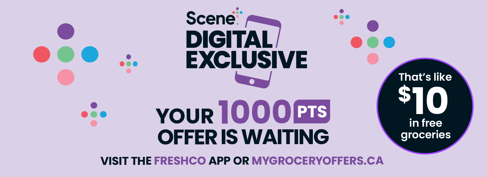 Digital Exclusive Offer. Don't miss this opportinuty to earn 1,000 Points, for a limited time only.